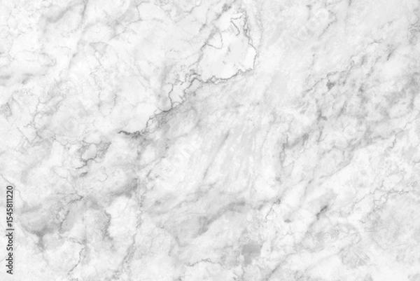 Obraz White marble texture with natural pattern for background or design artwork.