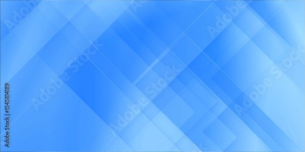 Fototapeta Contemporary abstract geometric background, Abstract Geometric Blue Background with Gradient color abstract modern geometric lines, abstract blue square with triangles and various geometric stripes.
