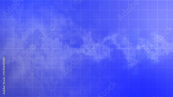 Fototapeta Hi-tech abstract pattern with moving grid technology background, Blue abstract pattern background