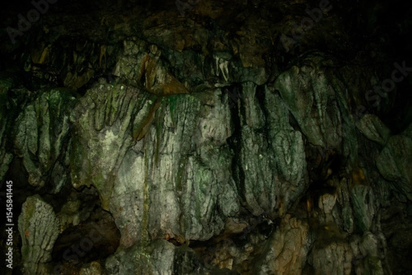 Obraz stone sculptures in cave