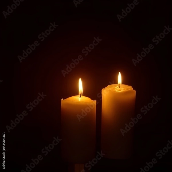 Obraz candles in the dark
