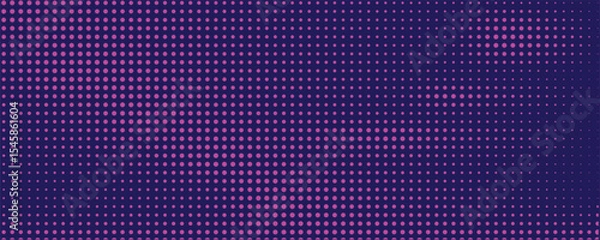 Fototapeta Gradient halftone pattern diagonal vector illustration. Pink dots, blue halftone texture. Pop Art blue pink halftone, comics Background. Background of Art. EPS10