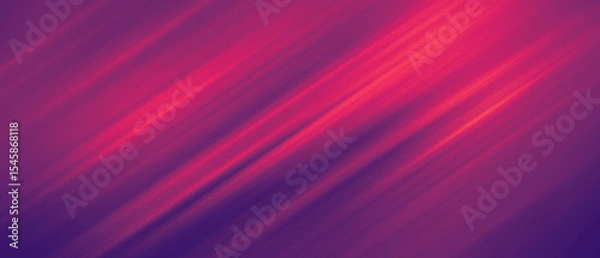 Fototapeta abstract diagonal motion blur gradient in vibrant pink orange purple hues with soft grain noise. music visuals, fashion branding, neon designs, retro digital art. poster header banner website