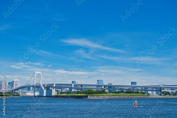 Obraz お台場海浜の風景