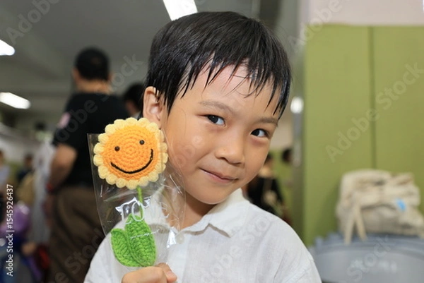 Fototapeta Smiling child.