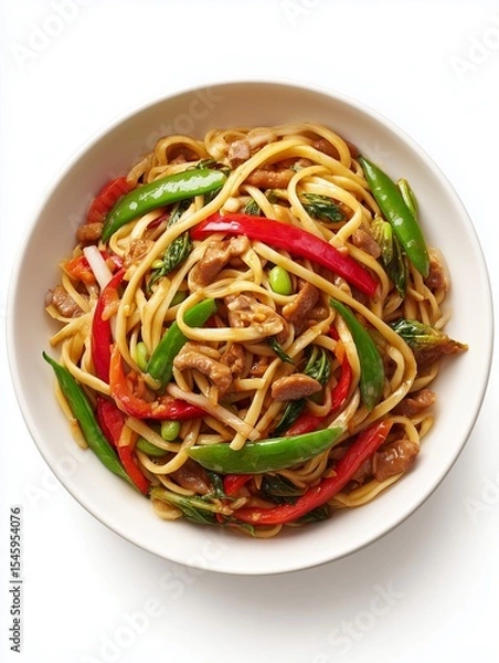 Obraz noodles with vegetables