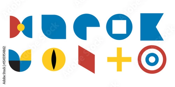 Obraz Geometric Modern Bauhaus Shape