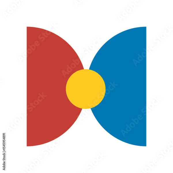 Obraz Geometric Modern Bauhaus Shape