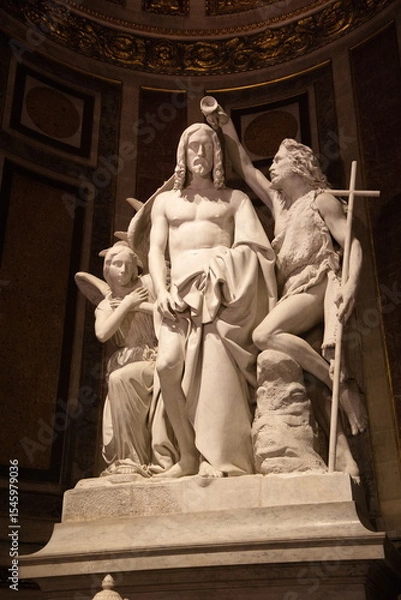 Fototapeta Die Taufe Christis