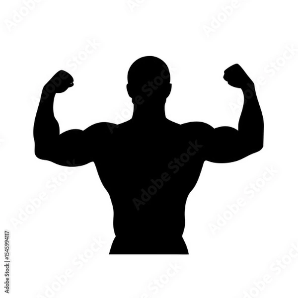 Obraz Bodybuilder: The Art of Strength and Dedication