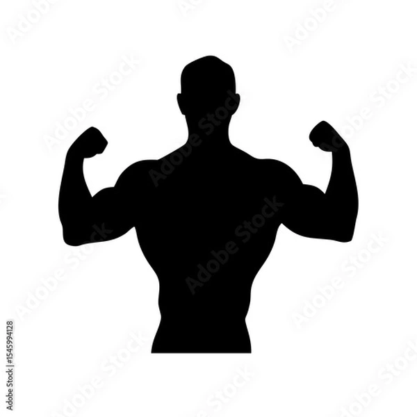 Obraz Bodybuilder: The Art of Strength and Dedication