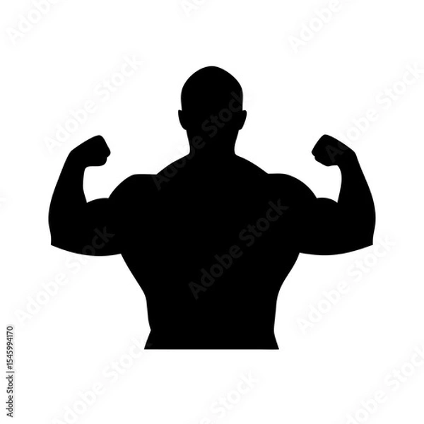 Obraz Bodybuilder: The Art of Strength and Dedication