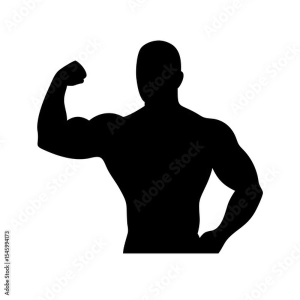 Obraz Bodybuilder: The Art of Strength and Dedication