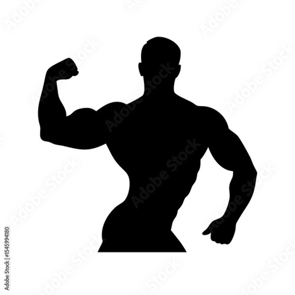 Obraz Bodybuilder: The Art of Strength and Dedication