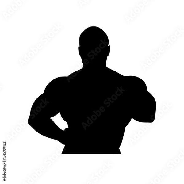 Obraz Bodybuilder: The Art of Strength and Dedication