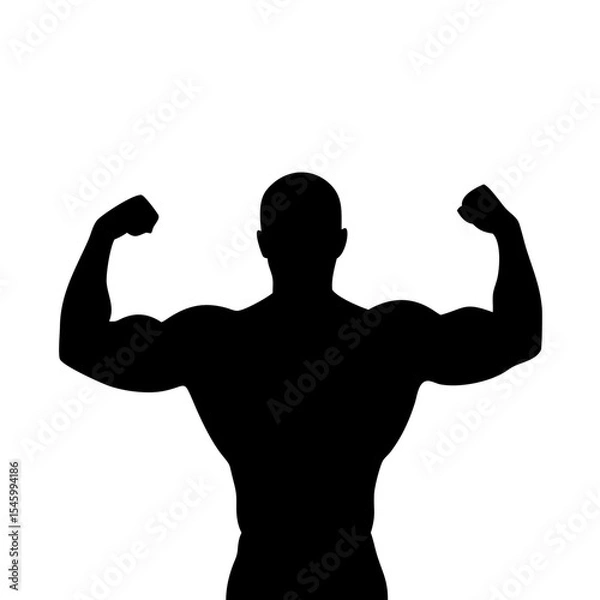 Obraz Bodybuilder: The Art of Strength and Dedication
