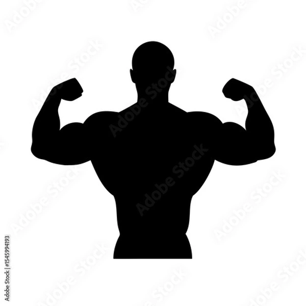 Obraz Bodybuilder: The Art of Strength and Dedication