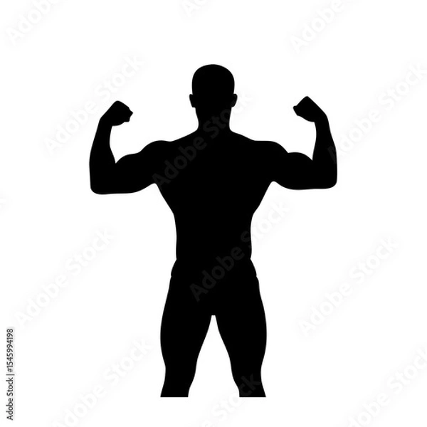 Obraz Bodybuilder: The Art of Strength and Dedication