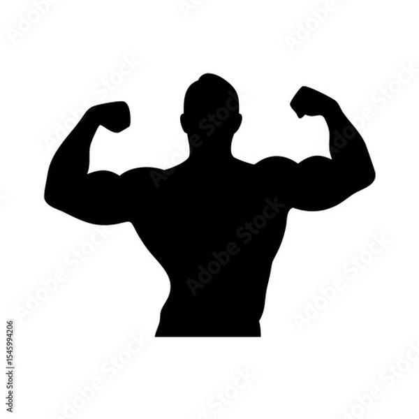 Obraz Bodybuilder: The Art of Strength and Dedication