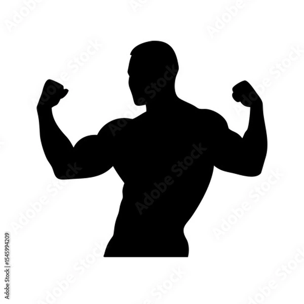 Obraz Bodybuilder: The Art of Strength and Dedication