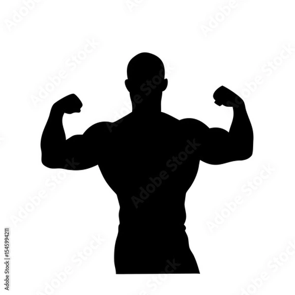 Obraz Bodybuilder: The Art of Strength and Dedication