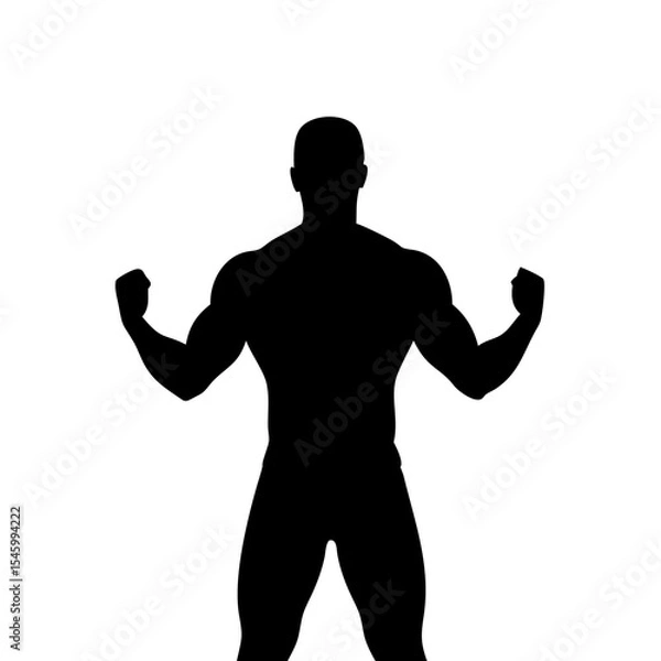 Obraz Bodybuilder: The Art of Strength and Dedication