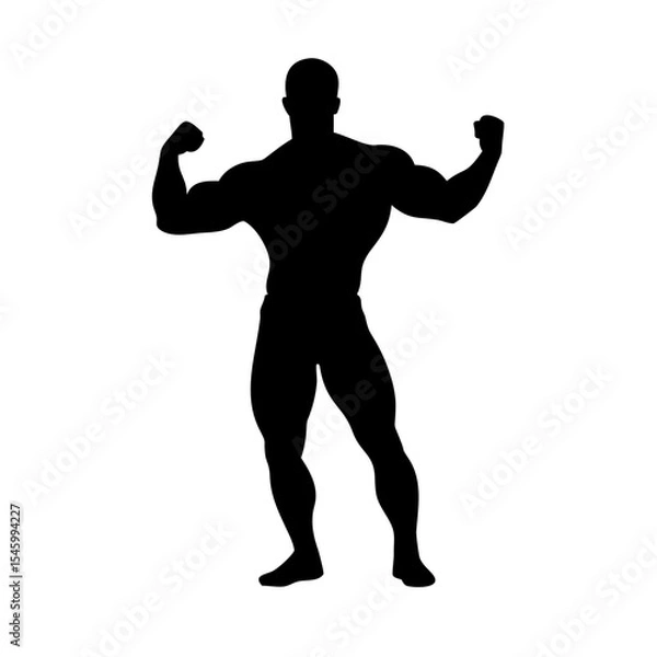 Obraz Bodybuilder: The Art of Strength and Dedication