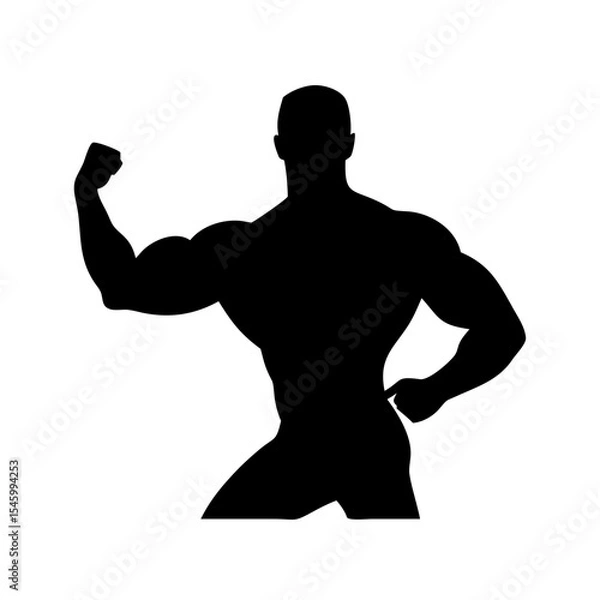 Obraz Bodybuilder: The Art of Strength and Dedication