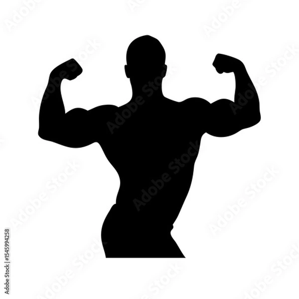 Obraz Bodybuilder: The Art of Strength and Dedication