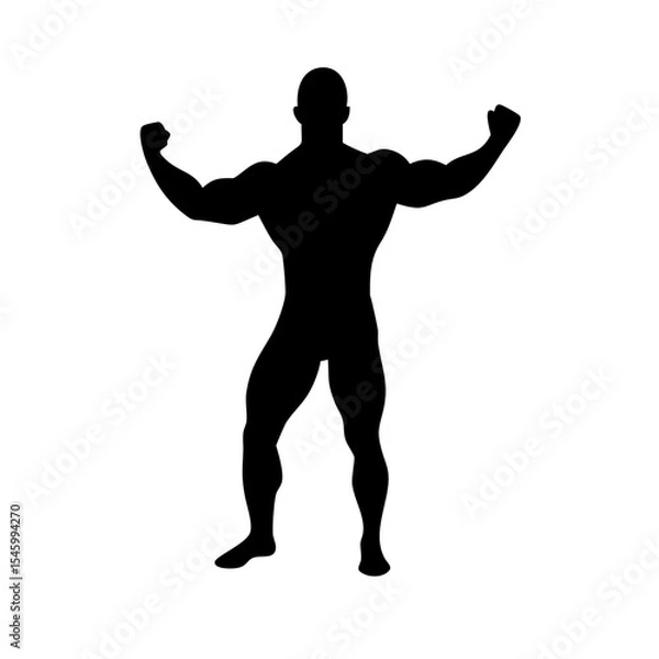 Obraz Bodybuilder: The Art of Strength and Dedication