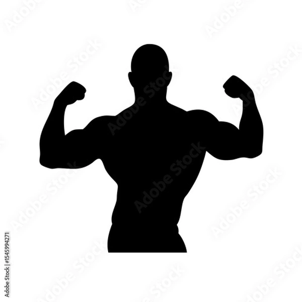 Obraz Bodybuilder: The Art of Strength and Dedication