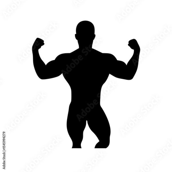 Obraz Bodybuilder: The Art of Strength and Dedication
