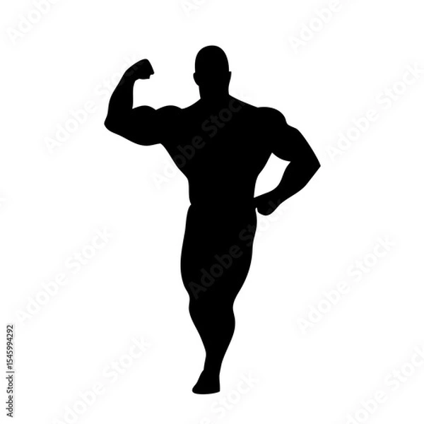 Obraz Bodybuilder: The Art of Strength and Dedication