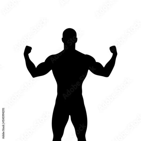 Obraz Bodybuilder: The Art of Strength and Dedication