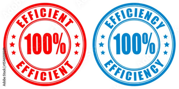 Obraz Efficient vector rubber stamps