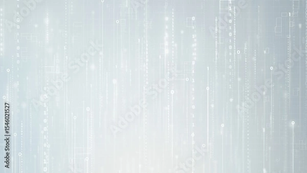 Fototapeta Abstract Digital Background with Light Patterns and Technology Elements