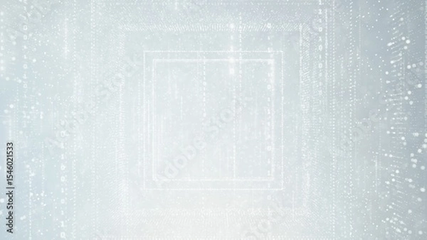 Fototapeta Abstract Digital Data Background with Light Effects and Patterns