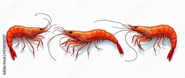 Obraz crayfish on white