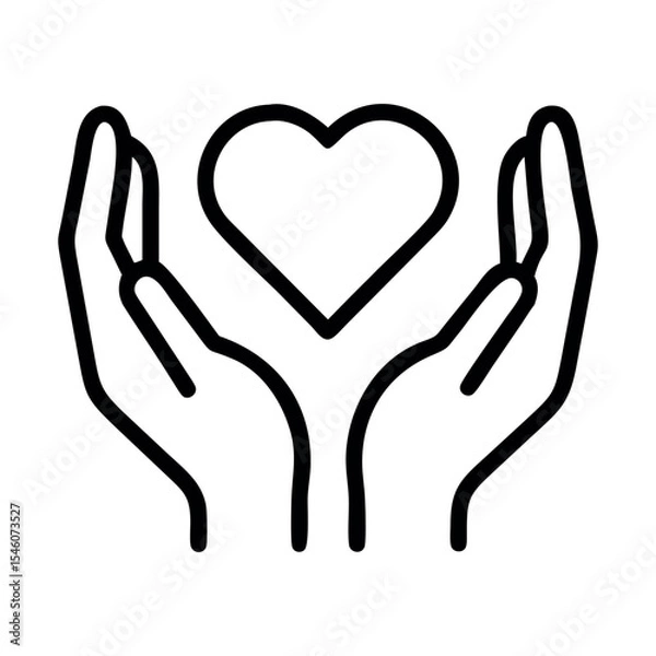 Obraz heart in hands