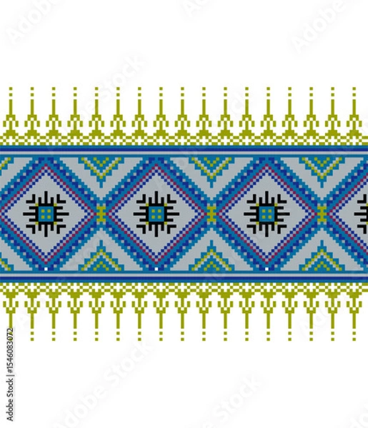 Obraz Ukrainian Cross Stitch Pattern Design