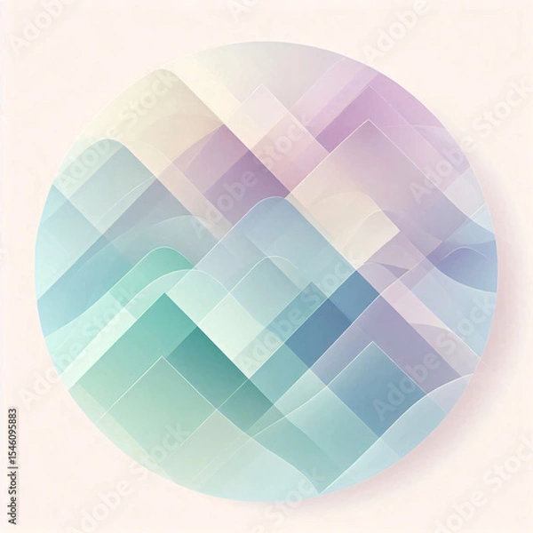 Fototapeta abstract colorful background pastel color, Abstract horizontal background with colorful waves. Trendy vector illustration Pastel colors with dynamic shapes composition and halftone. Generative ai