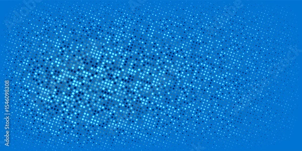 Obraz Blue Mathematical dot Symbols Pattern. Math Design Elements Background. Medical