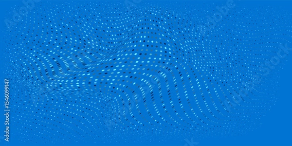 Fototapeta Blue Mathematical dot Symbols Pattern. Math Design Elements Background. Medical