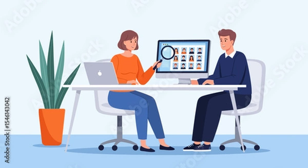 Fototapeta Collaborating on Image Selection A Detailed Guide to Effective Teamwork for Visual Content