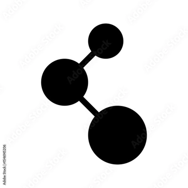 Fototapeta Share Connect Link Outline Icon