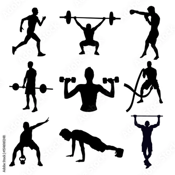 Fototapeta Diverse Training Regimen for Optimal Physical Performance Enhancement Plan