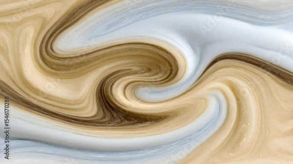 Obraz of warm and cool tones clashing in abstract harmony