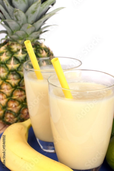 Obraz Fresh fruity milkshake