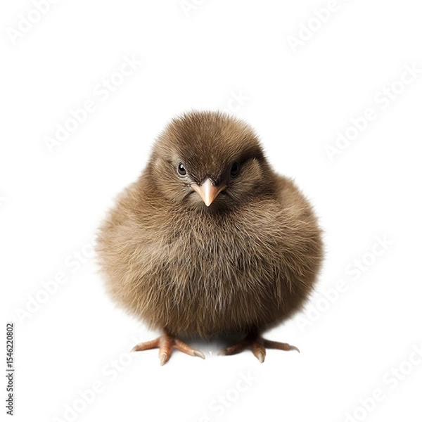 Obraz baby chicken isolated on white background
