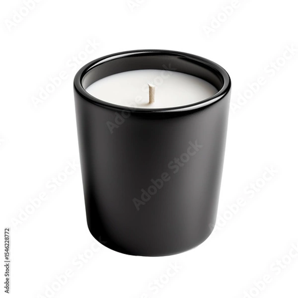 Obraz candle on black background